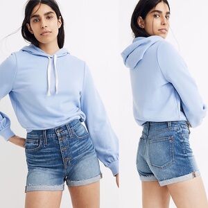 Madewell‎ Denim High Rise Shorts 29 Button Front Burke